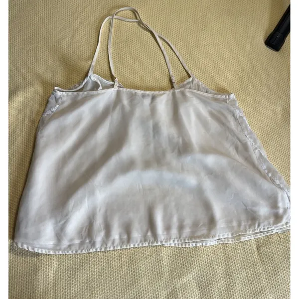American Eagle Cami Size L Cream Crochet Mech Ethereal Fairy - Image 3