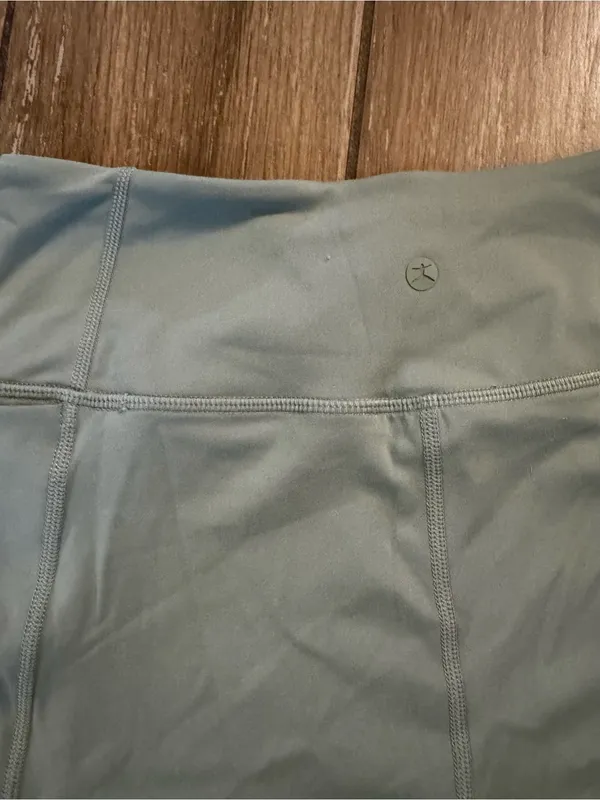 Danskin Sage Green High-Waist Bike Shorts - Image 7