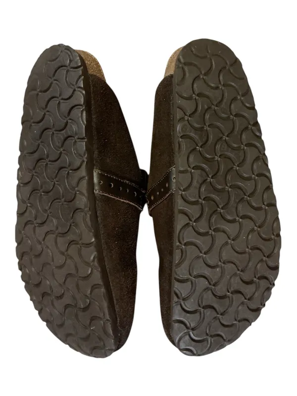 Birkenstock Buckley Dark Brown Suede Clogs - Size 37 (Women's 6/6.5) - Image 5