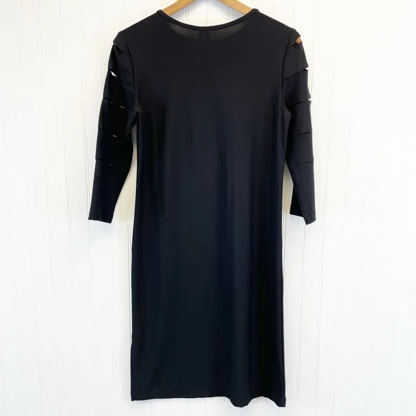 NEW Love Scarlett Womens S Knit Dress Black Cutout s Grunge Gothic‎ Stretchy - Image 10