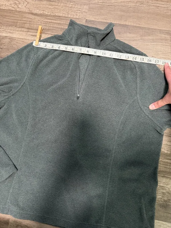 Lands'‎ End Polartec Aircore 100 1/4 Zip Fleece Pullover Sweater Size XL(18) - Image 5
