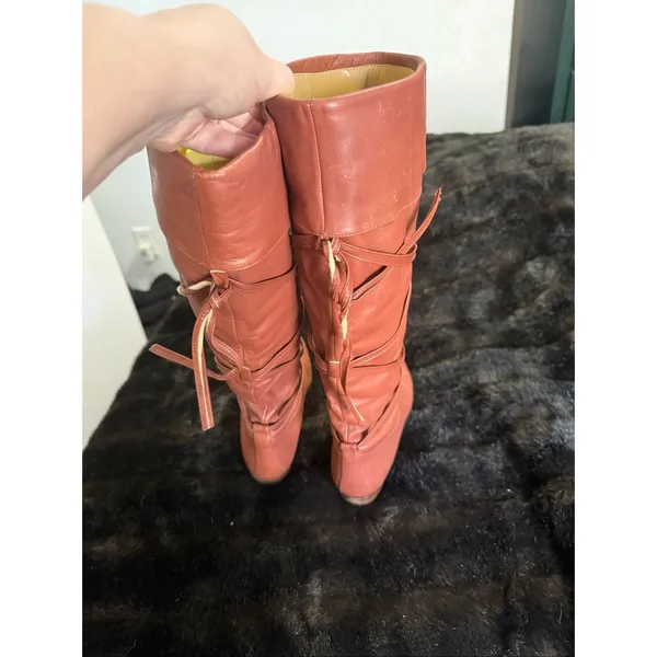 Vintage Beene Bag Slouchy Tall Pirate Equestrian boots 8.5 - Image 4