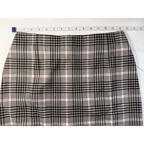Eyeshadow Pink Brown Plaid Mini Skirt Womens‎ 10 NWT Dark Academia Preppy - Image 6
