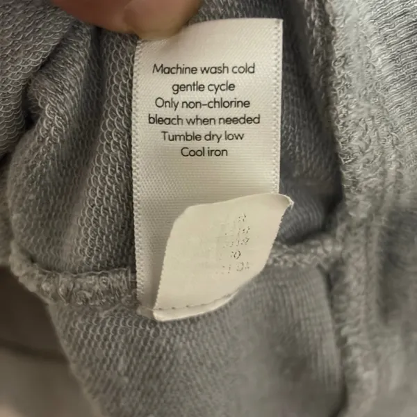 Athleta Gray Modal Crossover Tulip Hem Raglan Long Sleeve Sweatshirt Small - Image 9