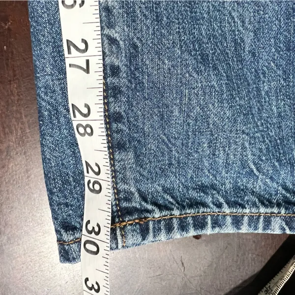 J Brand Jake Distressed Ripped Knee Straight Leg Jeans Medium Wash Size‎ 23 - Image 10