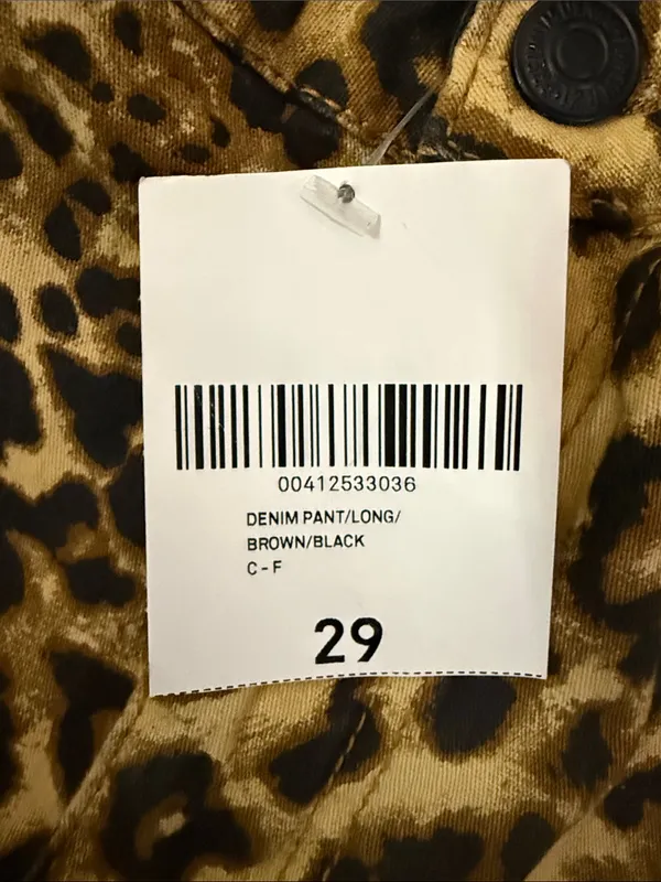 Forever 21 Leopard Flare Jeans 29 Fits 27x32 NWT Bell Bottom Animal Print - Image 12