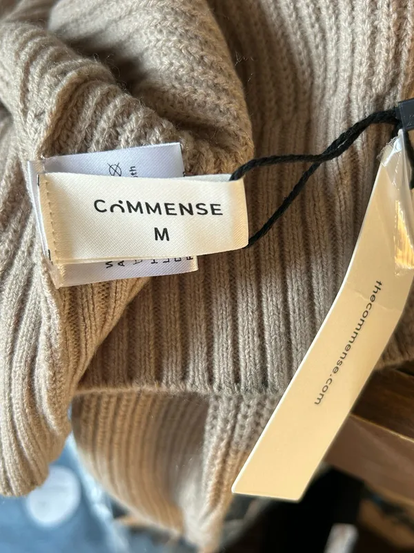 Commence New Knit Wool Blend Cardigan with bow tie medium - Image 5