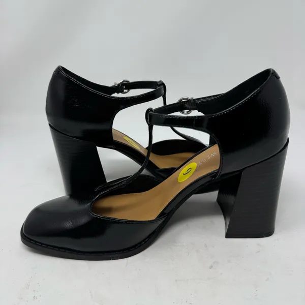 Nine West J Rett Mary Jane T Strap Block Heel Black Size 9 - Image 4