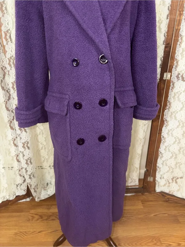 Spectacular Vintage 1980 Neiman Marcus Full Length Alpaca Coat - Image 2