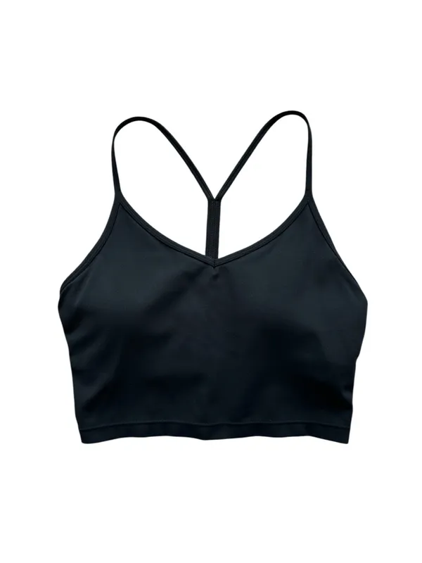 🔃Glowmode Black Cropped Tank Top Size M - Image 3