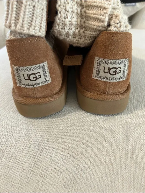 UGG Classic Solene Mini Boots - Chestnut Brown, Size 11, NWOT - Image 8