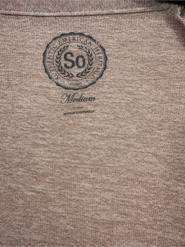 SO Light Taupe Button-Front Women’s Cardigan - Image 3