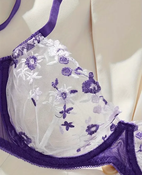 Purple bra set Size M - Image 3