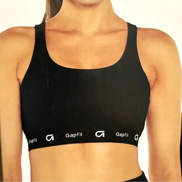 GAPFit Black Sports Bra - Image 3