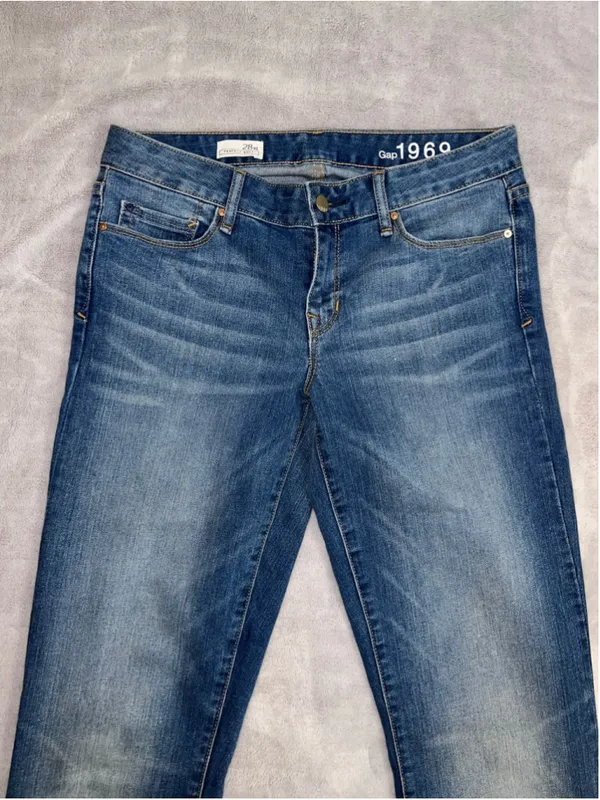 Women's Gap 1969 Perfect Boot Cut Jeans Blue Size 28XL - Image 2