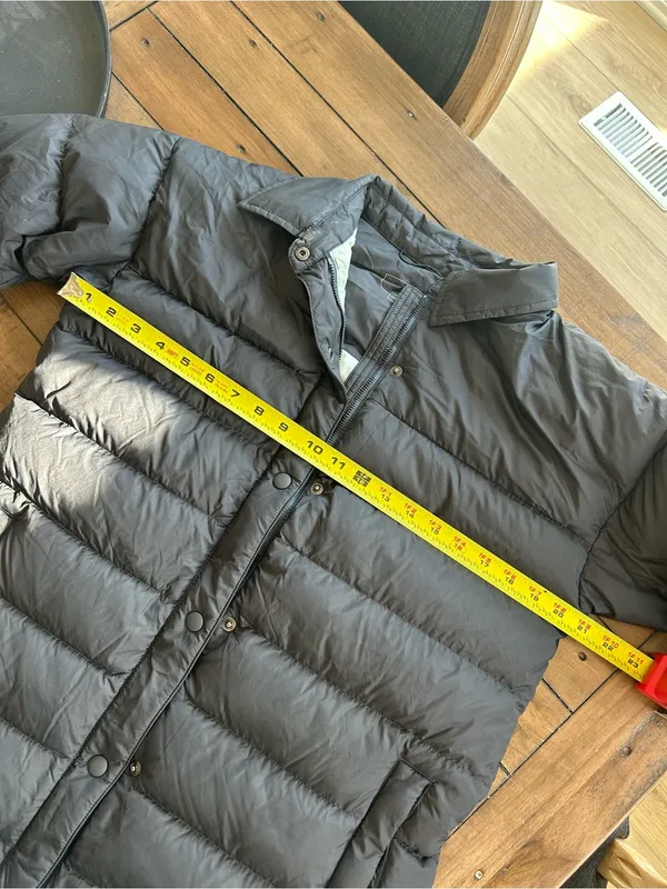 Prana Global Thistle Down Filled Black Long Coat XS - Image 13