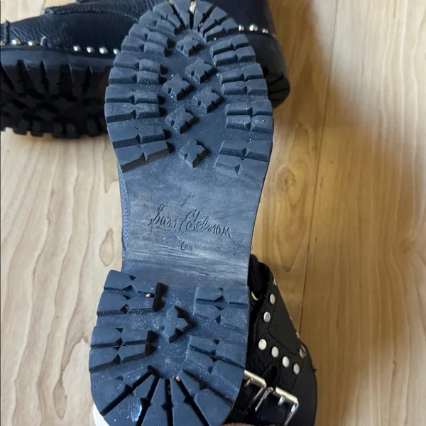 Sam Edelman Black Studded Combat Boots - Image 7