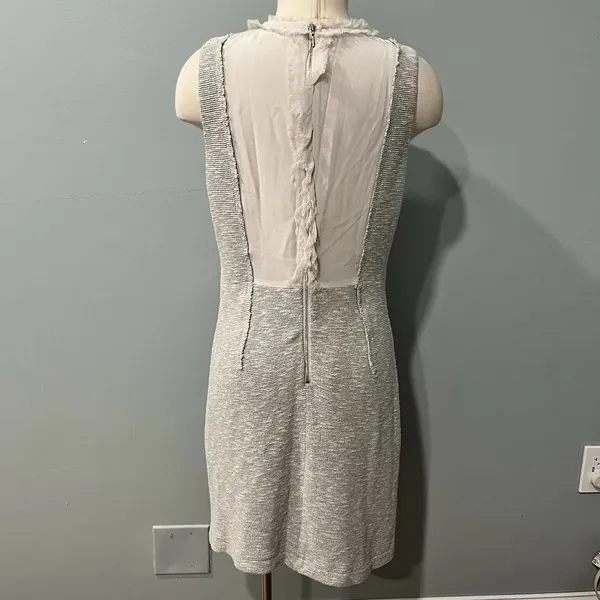 Grey Boucle Tweed Dress Size 10 - Image 4