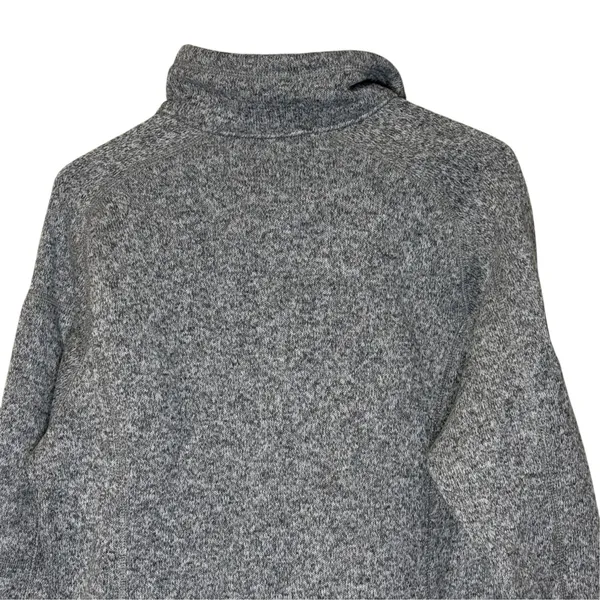 Patagonia Womens Better Sweater 1/4 Zip Pullover Fleece Gray Medium HC Logo - Image 10