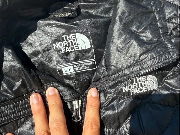 The North Face Black Quilted Vest - Image 4