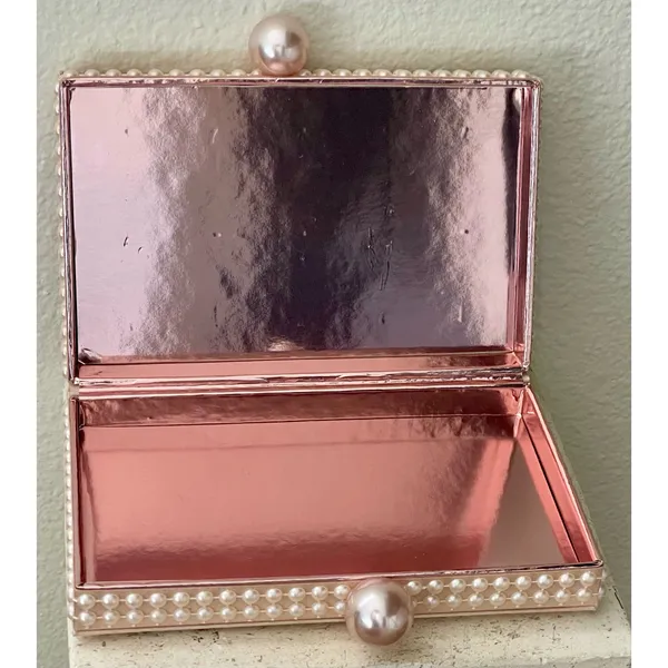 MAC Cosmetics Pearl Embellished Clutch - Image 5