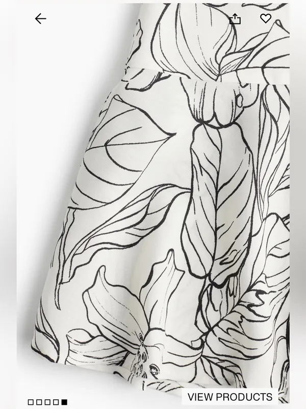 NWT H&M FLARED MINI SKIRT - Image 5