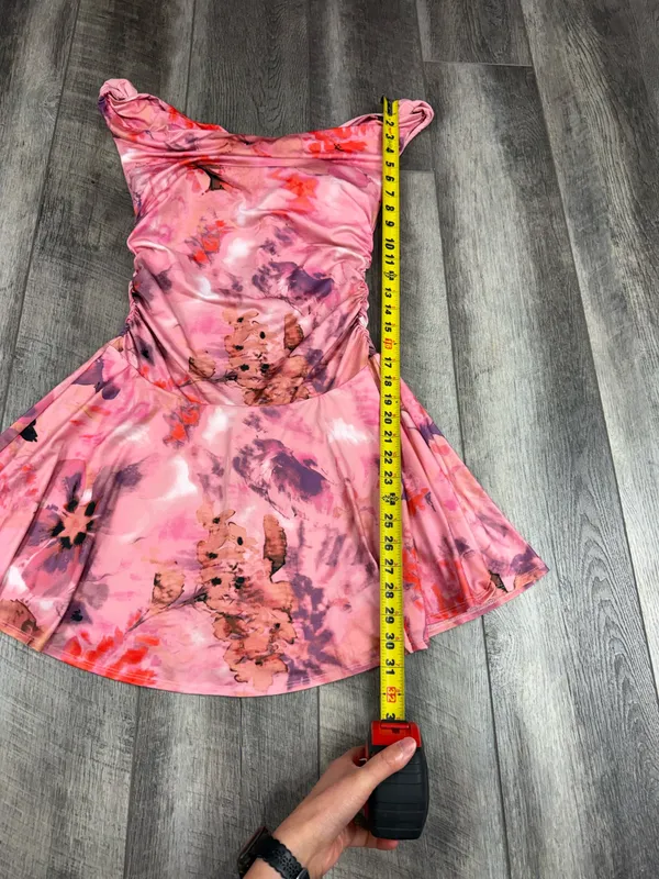 Abercrombie Pink Print Dress - Image 10