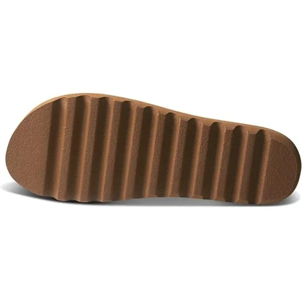 NEW Reef Cushion Sol Hi Platform Sandal Women's Size 9 Vintage Tan Vegan Leather - Image 5