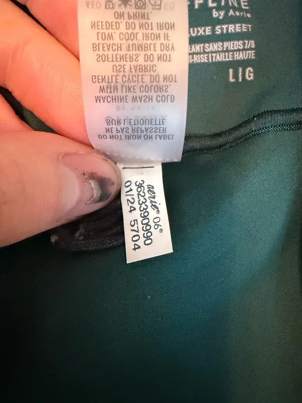 Aerie offline real luxe street teal 7/8 legging - Image 4