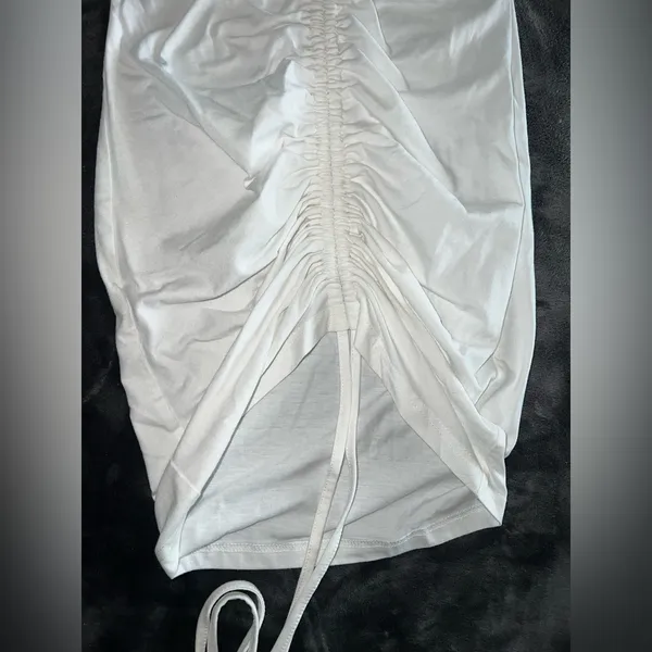 Princess Polly Viktoria Mini Dress in White Size 6 New with tag - Image 8