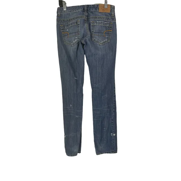 American Eagle Women's‎ Size 0 Straight 77 Jeans - Image 4