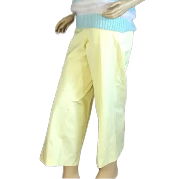 Loft Outlet Yellow Cropped Flare Leg Trousers (12) - Image 7