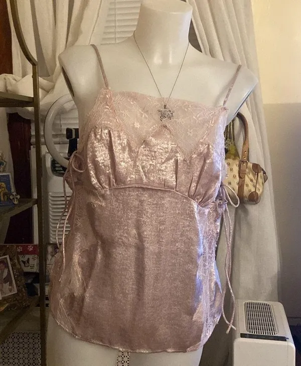 Free people intimately shimmer on cami NWOT - Image 6