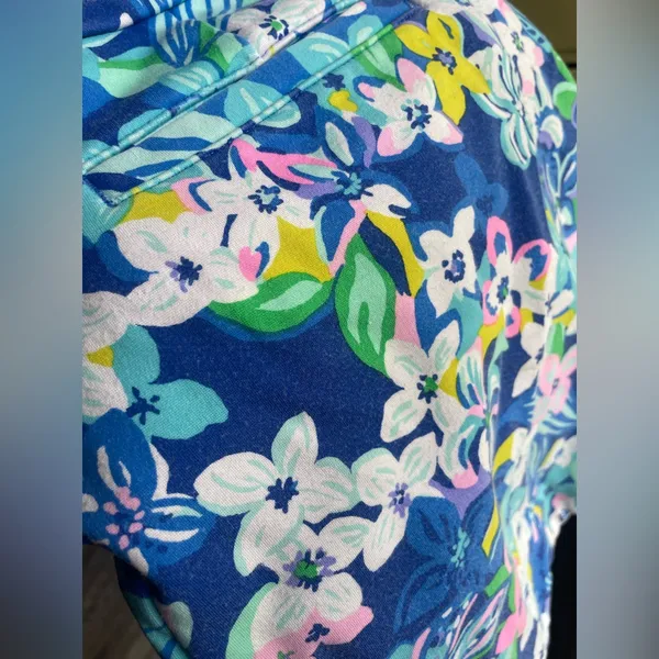 Lilly Pulitzer Vibrant Blue Floral Mini Skirt - Image 15