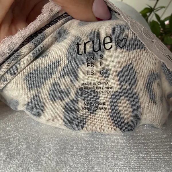 True Leopard Pink Lace Trim Cami Size S Multiple - Image 6