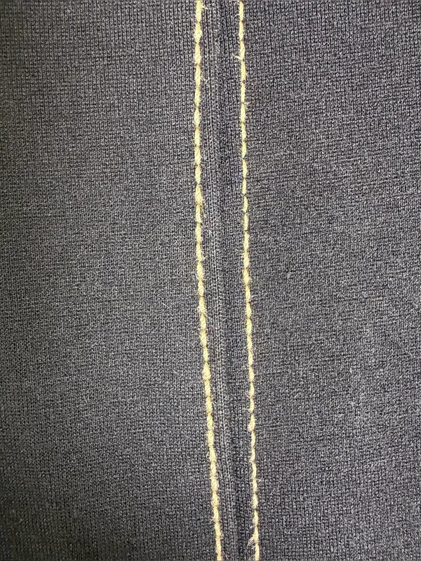 Anthropologie Women’s XXSP Essential Crop Flare Pants Black Contrast Stitch Y2K - Image 3