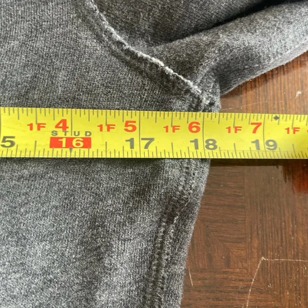 Abercrombie & Fitch Charcoal Hooded Y2K Jacket - Image 8