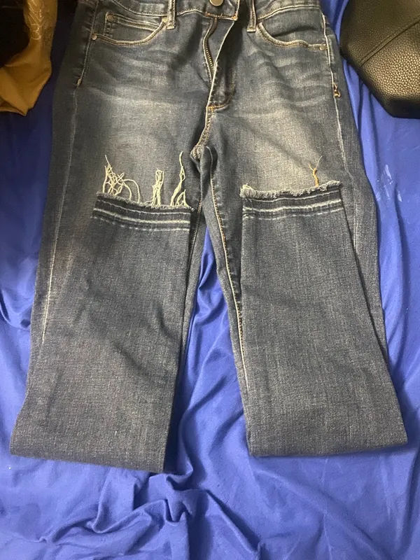 Articles of society Distressed Dark Blue Slim Jeans - Image 8