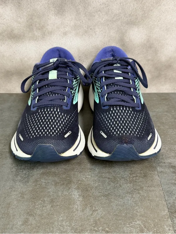 Brooks Ghost 14 Women's Navy Blue Running Shoes 1203561B446 Size 8B - Image 9