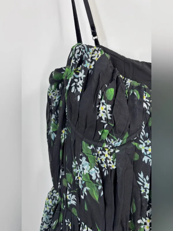 Sau Lee Georgina Gown Floral Print Maxi Dress UK14/US10 - Image 8