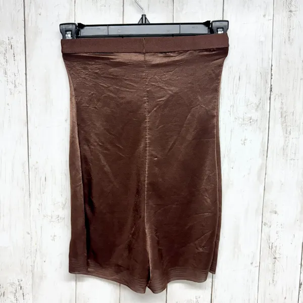 Skims‎ Shapewear Women Medium Brown Metallic Shapewear Shorts Slimming Intimates - Image 4
