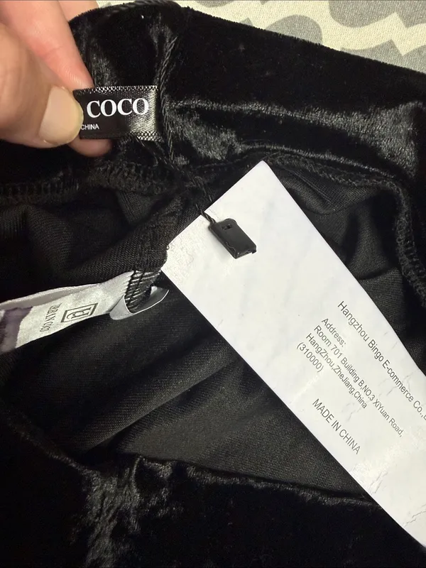 Urban Coco Velvet Skater Skirt - Image 5