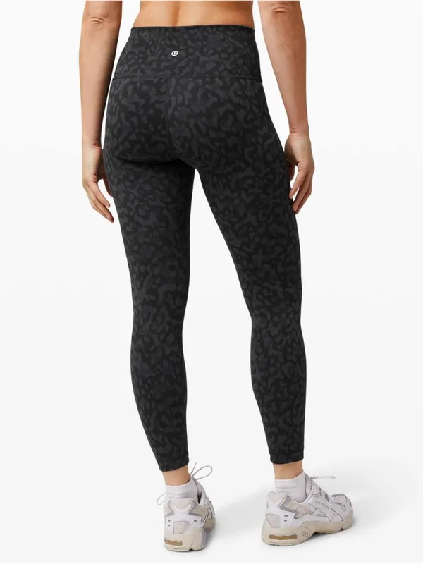 Lululemon Wunder Train High-Rise Leggings Size 8 *Drawstring Cut* Formation Camo - Image 2