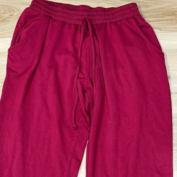 Haley & June Red Butter Soft Joggers Women’s Medium - Image 3