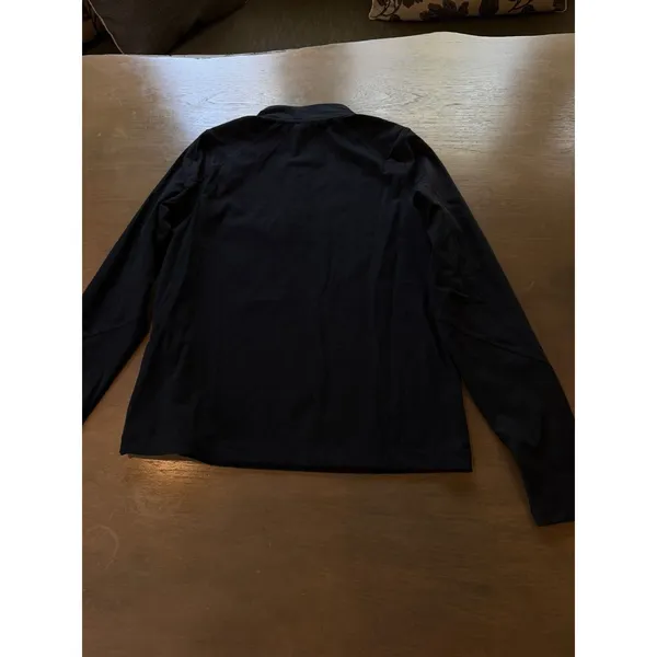 Mondetta 1/4 Zip Active Ribbed Top Black Women's Size M Activewear - Image 10