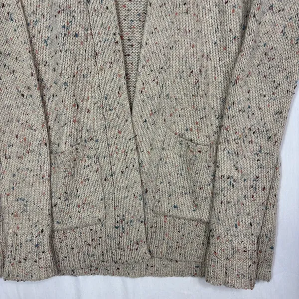 Abercrombie & Fitch Cardigan Womens S Cream Grandpa Dad Costal Grandma Timeless‎ - Image 3