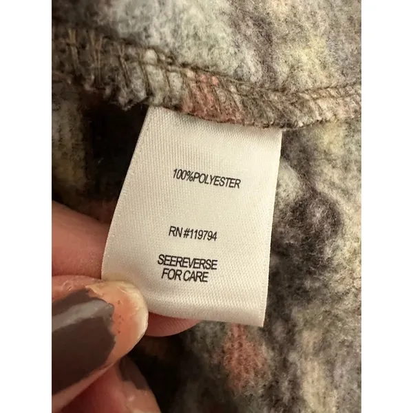 One World Live and Let Live Women M Knit‎ Cardigan Sweater Southwest Boho Aztec - Image 6