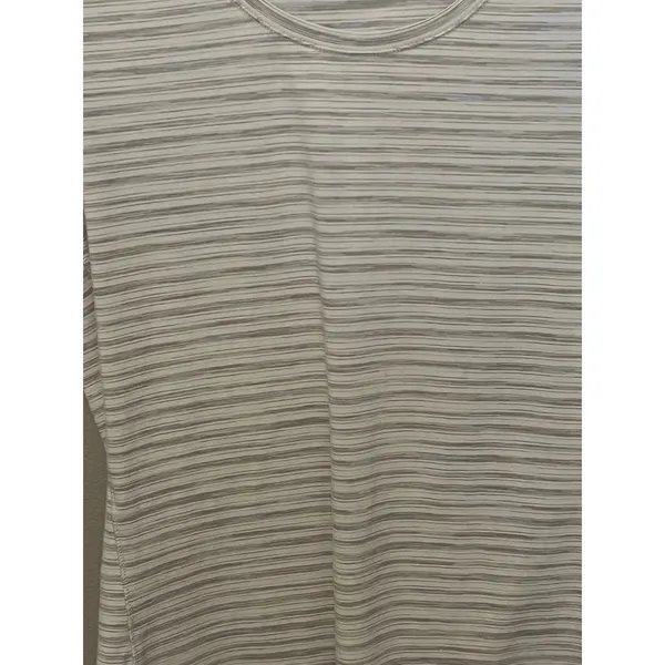 Eddie Bauer Womens Striped T Shirt Size M Short Sleeve Scoop Neck Cotton Blend - Image 2