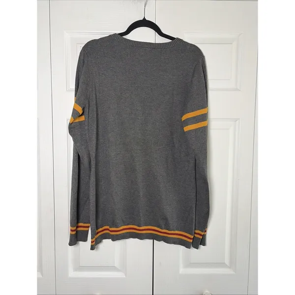 Harry Potter Gryffindor Cardigan Womens XL‎ Grey Sweater Cosplay Size XL Fandom - Image 4