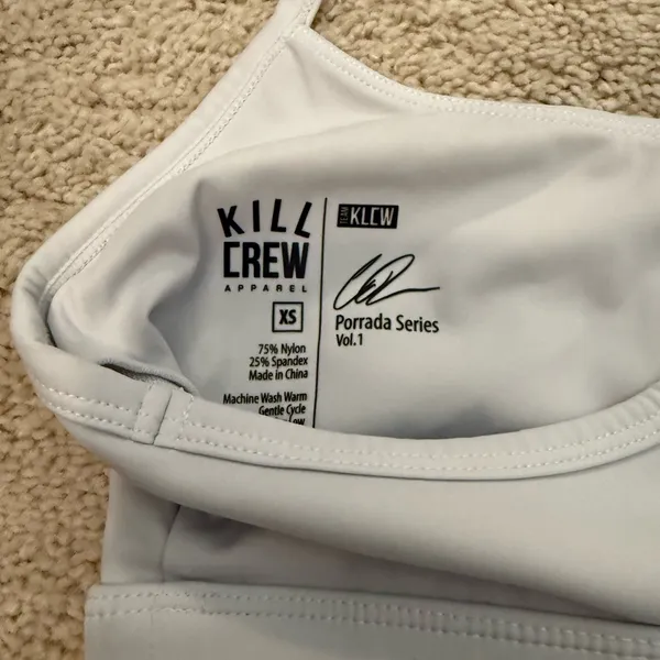Kill Crew White Sports Bra! Cross listed on Mercari! - Image 3